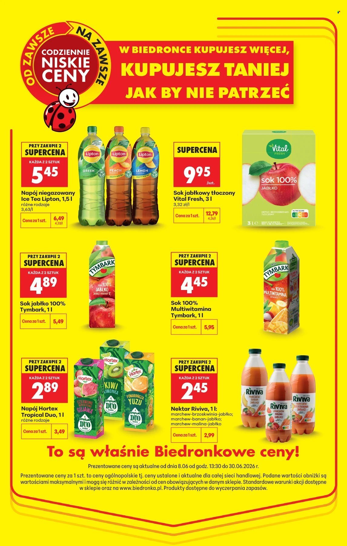 Gazetka BIEDRONKA - Kupujesz taniej jak by nie patrzeć