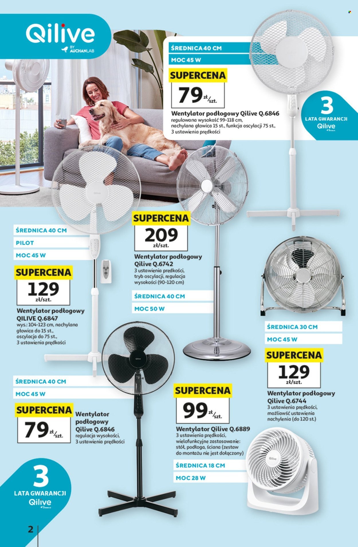 Gazetka AUCHAN - Wentylatory