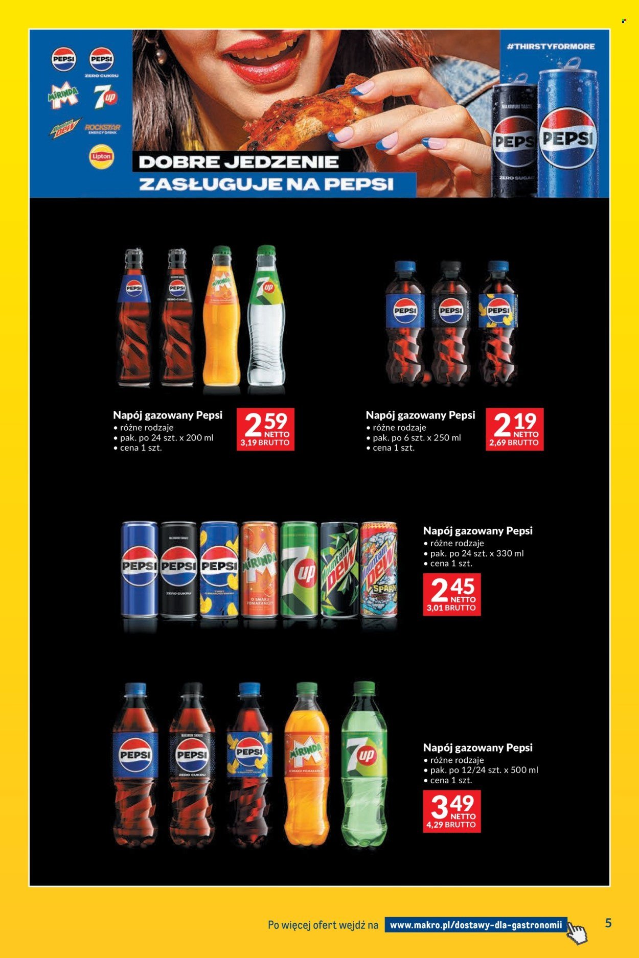 Gazetka MAKRO - Dostawy dla gastronomii