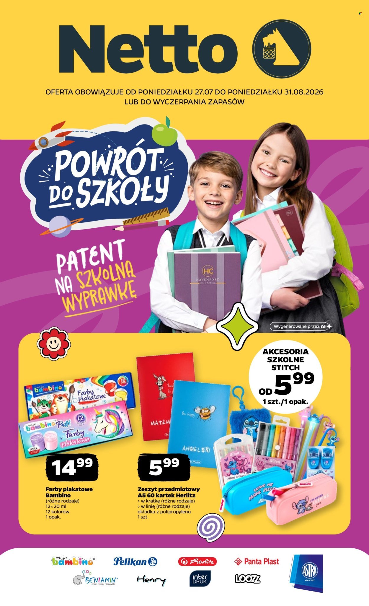 Gazetka NETTO - Powrót do szkoły