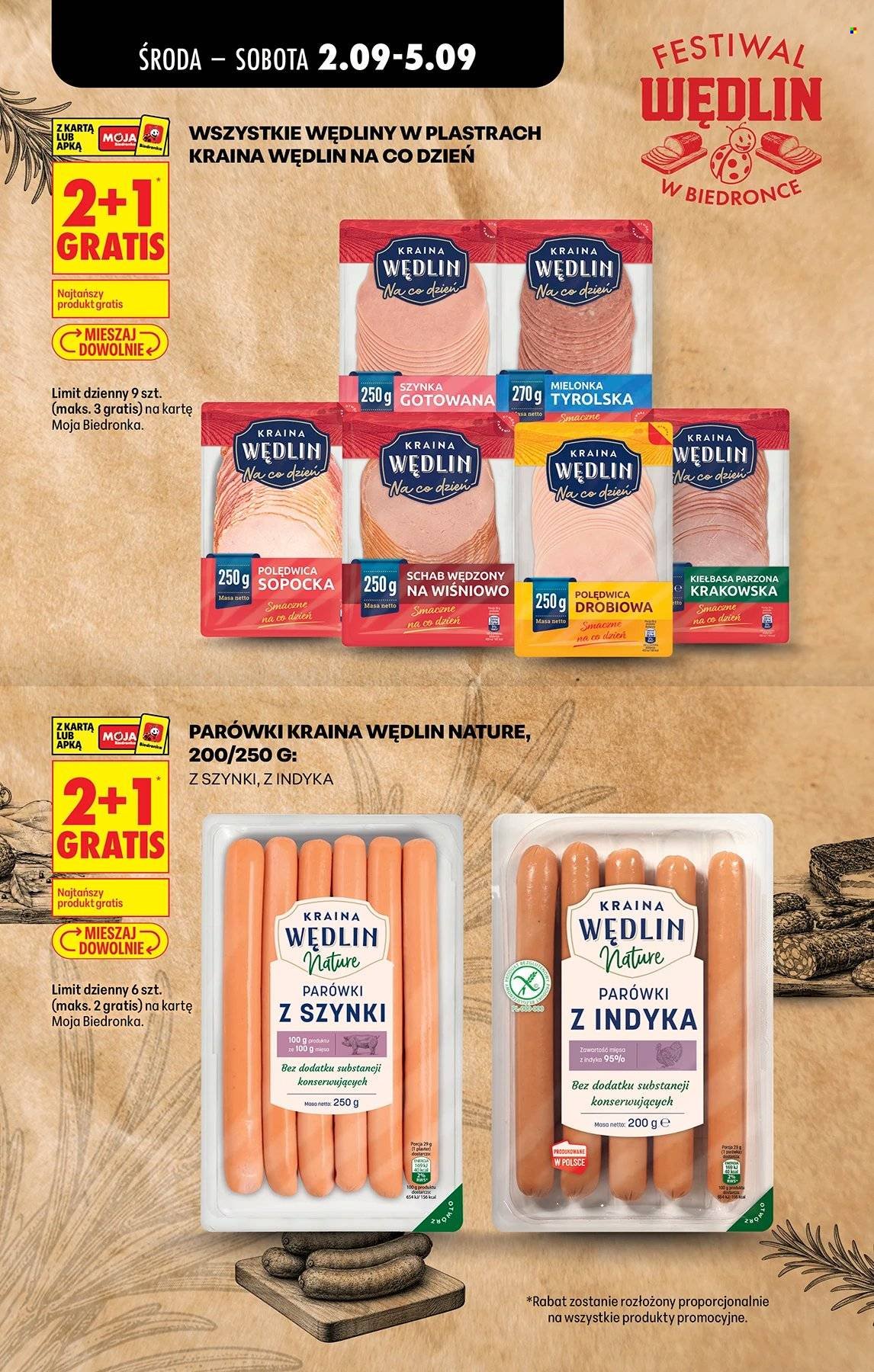 Gazetka BIEDRONKA - Festiwal wędlin