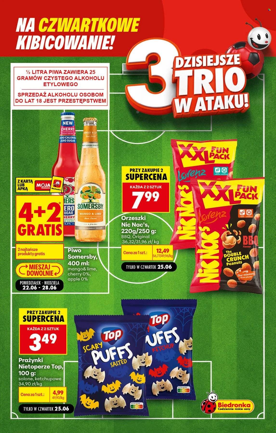 Gazetka BIEDRONKA - Na czwartkowe kibicowanie