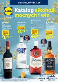 Gazetka LIDL - Katalog alkoholi mocnych i win (2026-03-17 - 2026-04-11)