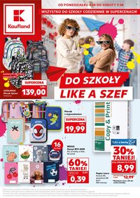 Gazetka KAUFLAND - Do skoły like a szef (2025-08-04 - 2025-08-09)