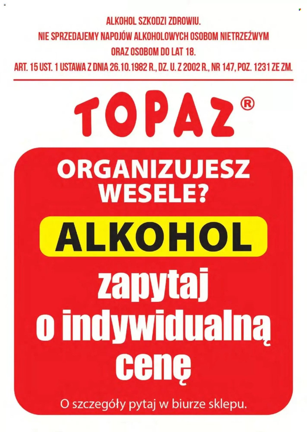 Gazetka TOPAZ - Od środy 1.07.2026