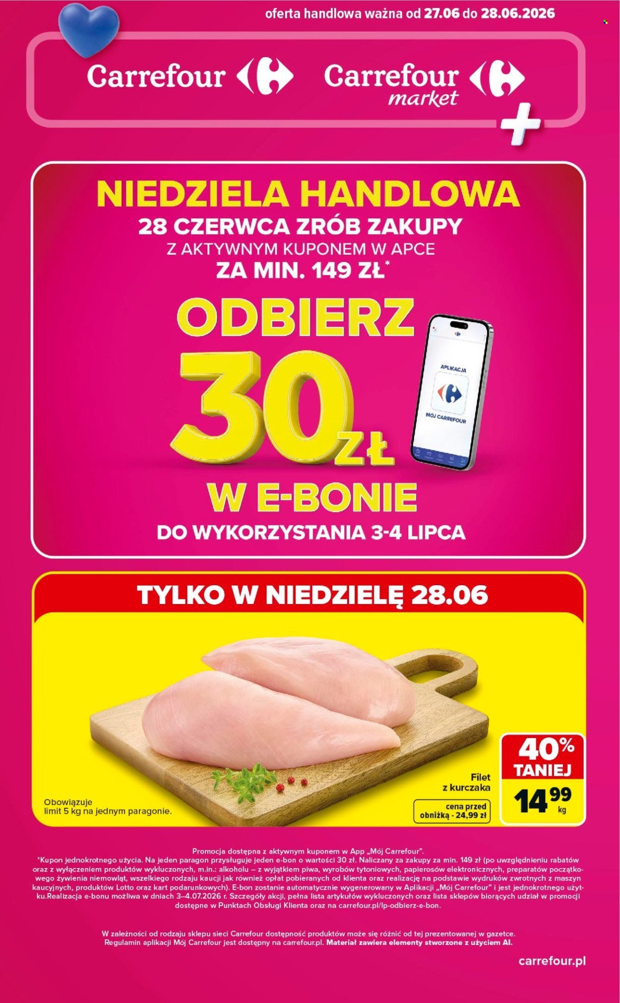 Gazetka CARREFOUR - niedzieli handowa w SUMIE pełna okazji