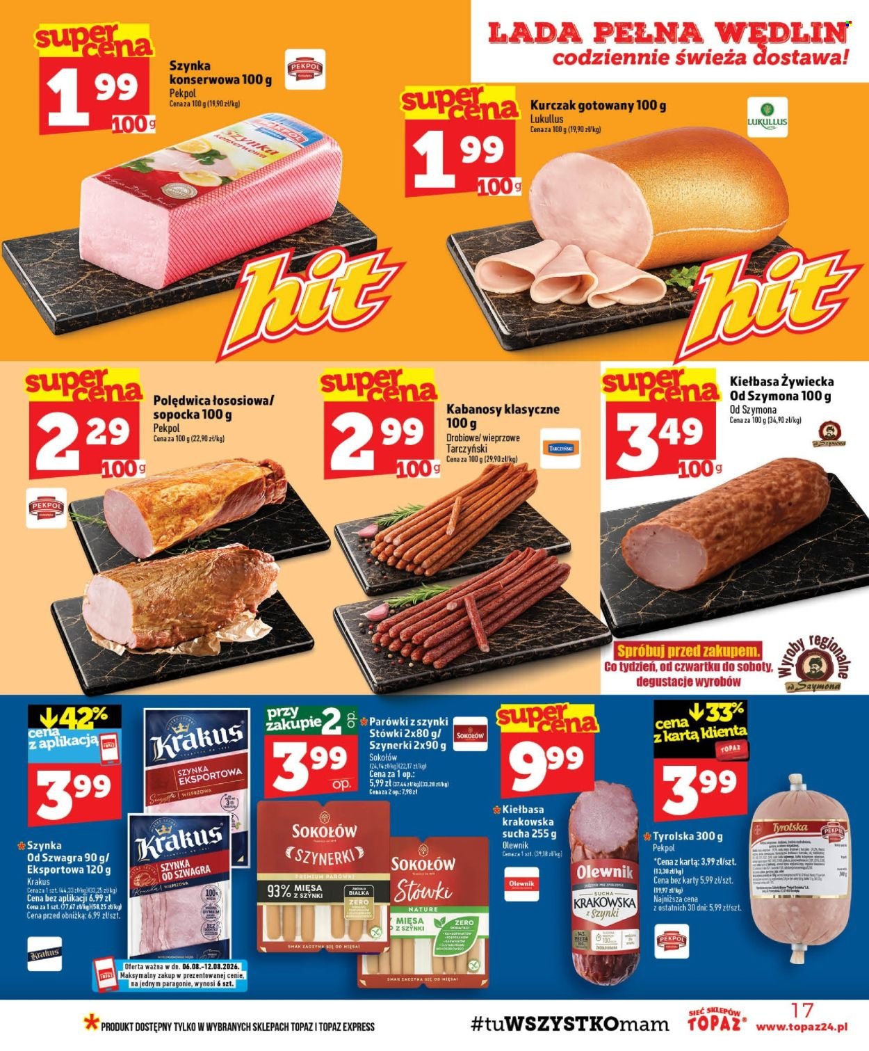 Gazetka TOPAZ - Od czwartku 6.08.2026