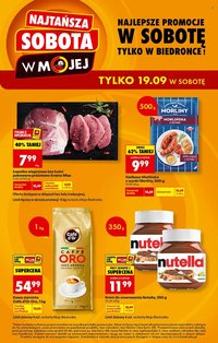 Gazetka BIEDRONKA - Najtańsza soboty