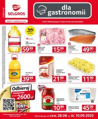 Gazetka SELGROS - Oferta dla gastronomii (2025-08-28 - 2025-09-10)