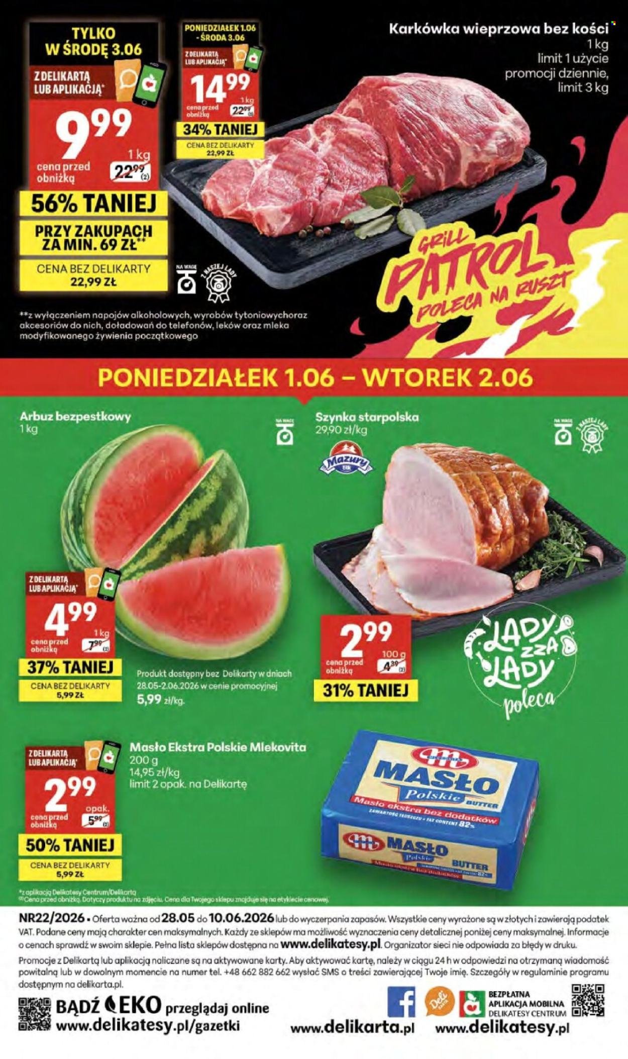 Gazetka DELIKATESY CENTRUM - Od czwartku 28.05.2026