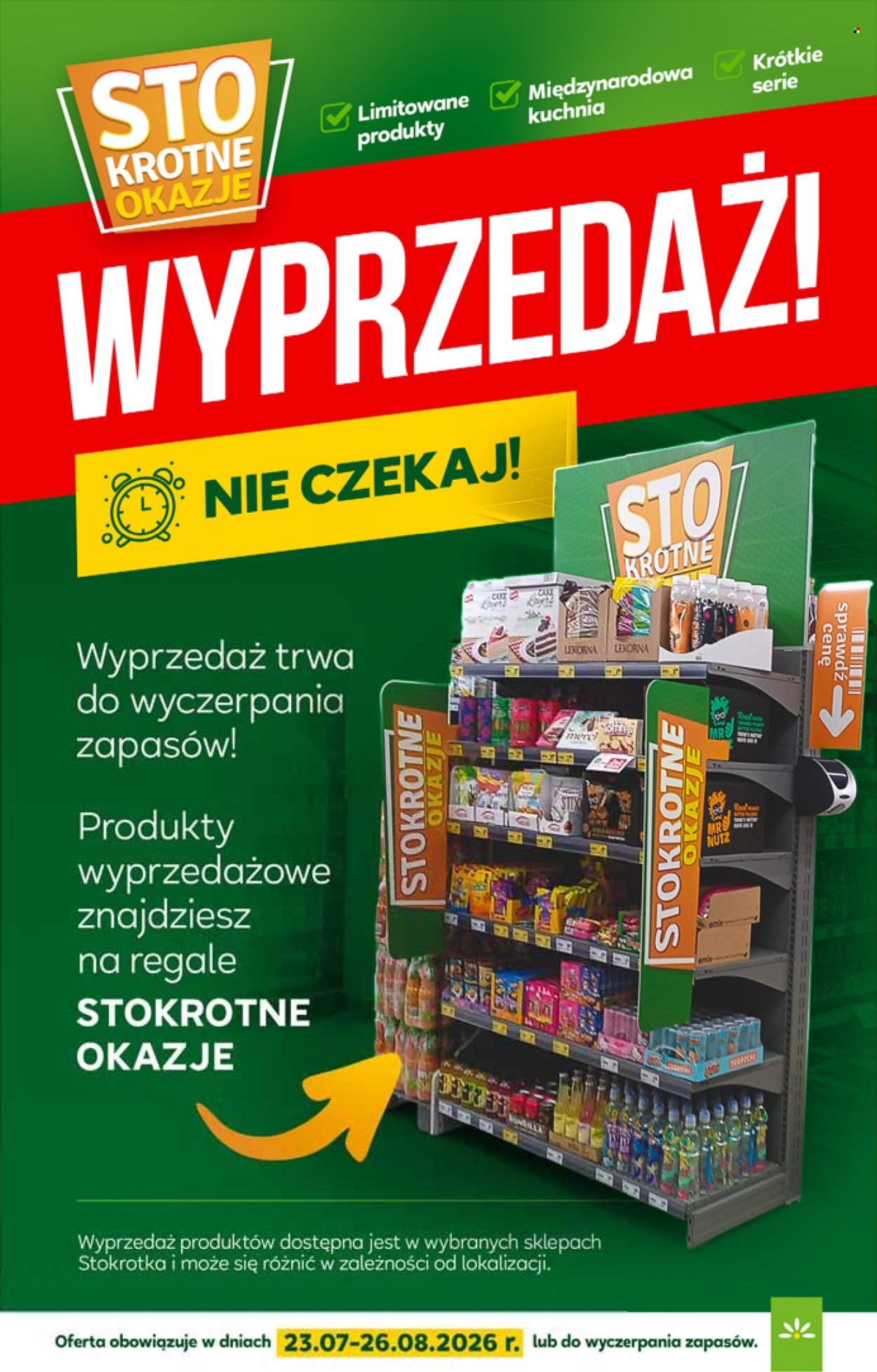 Gazetka STOKROTKA - Od czwartku 23.07.2026