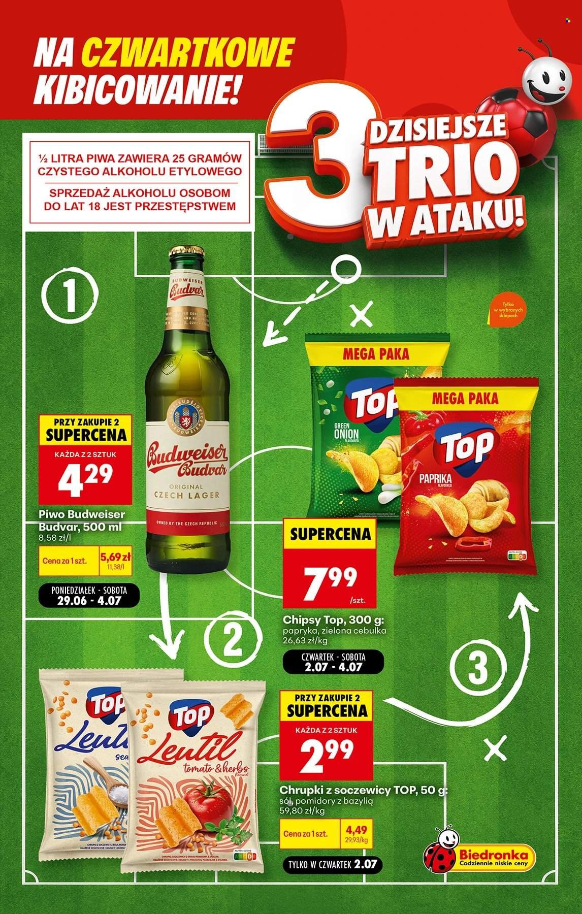 Gazetka BIEDRONKA - Na czwartkowe kibicowanie