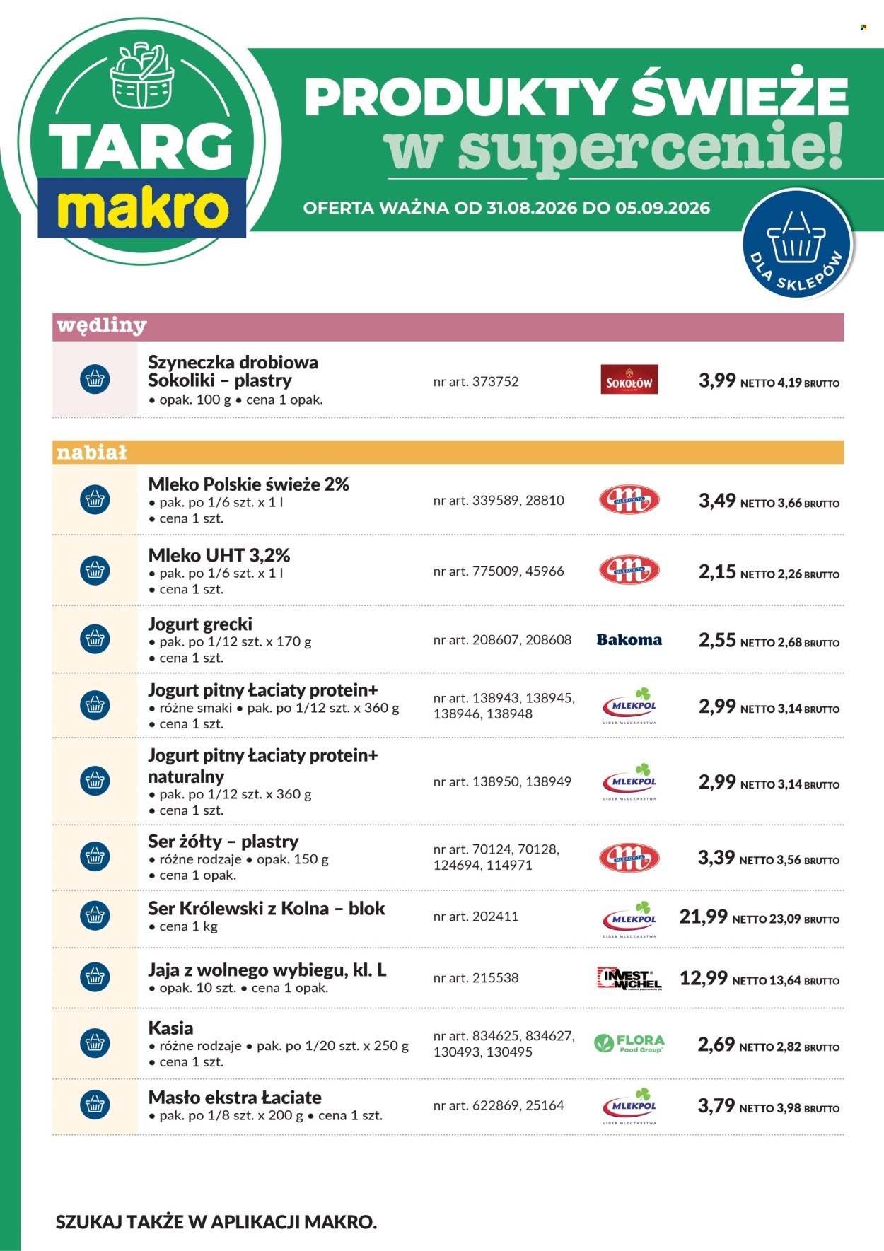Gazetka MAKRO - Targ MAKRO - oferta świeża w super cenach!