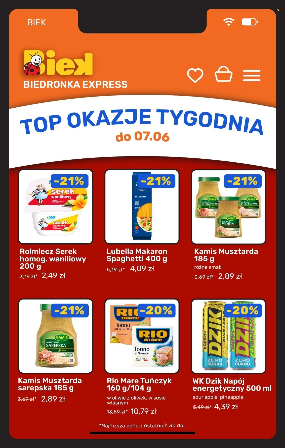 Gazetka BIEDRONKA - Biek