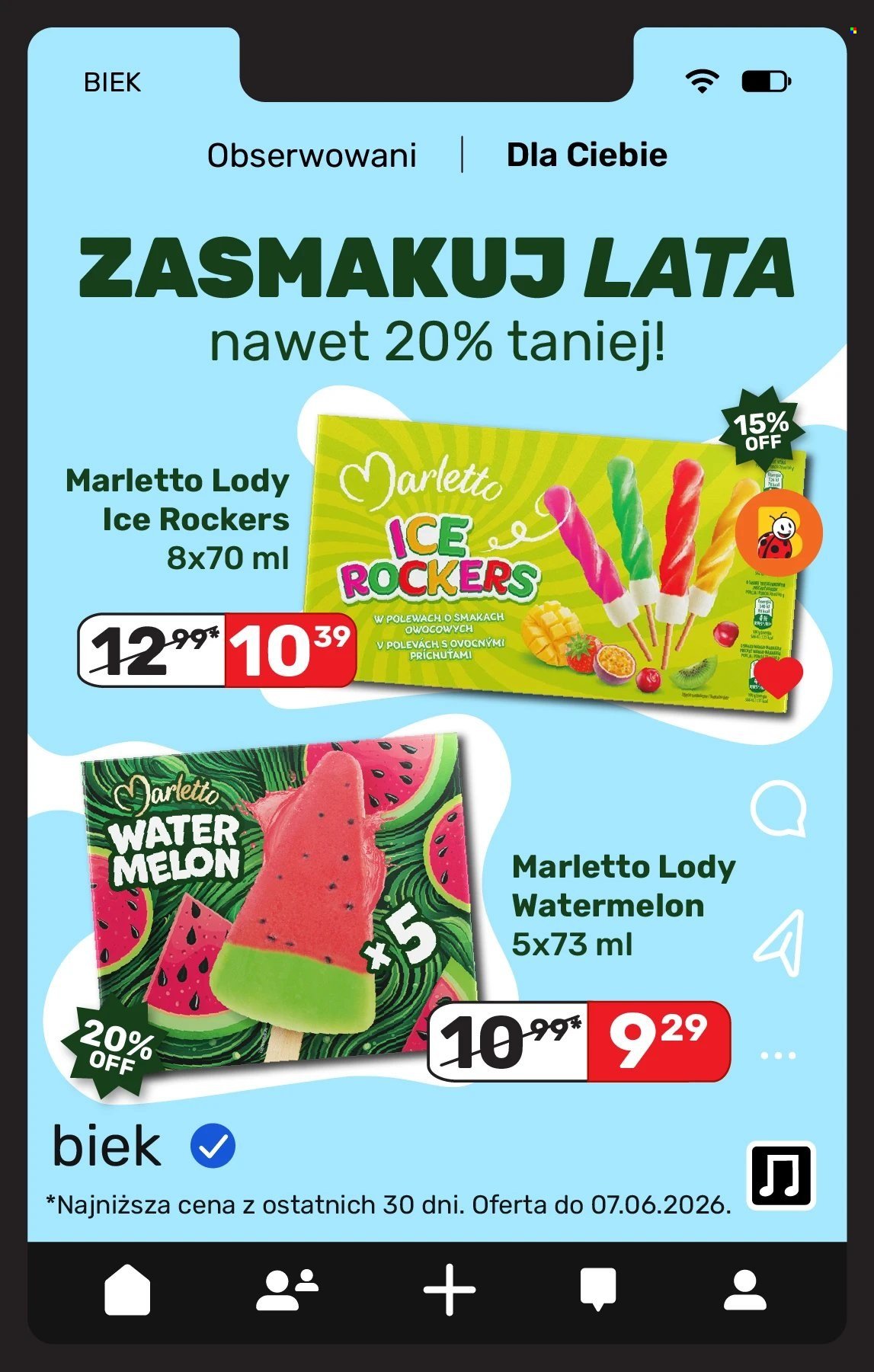 Gazetka BIEDRONKA - Biek