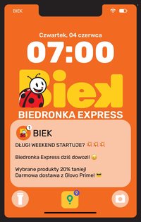 Gazetka BIEDRONKA - Biek