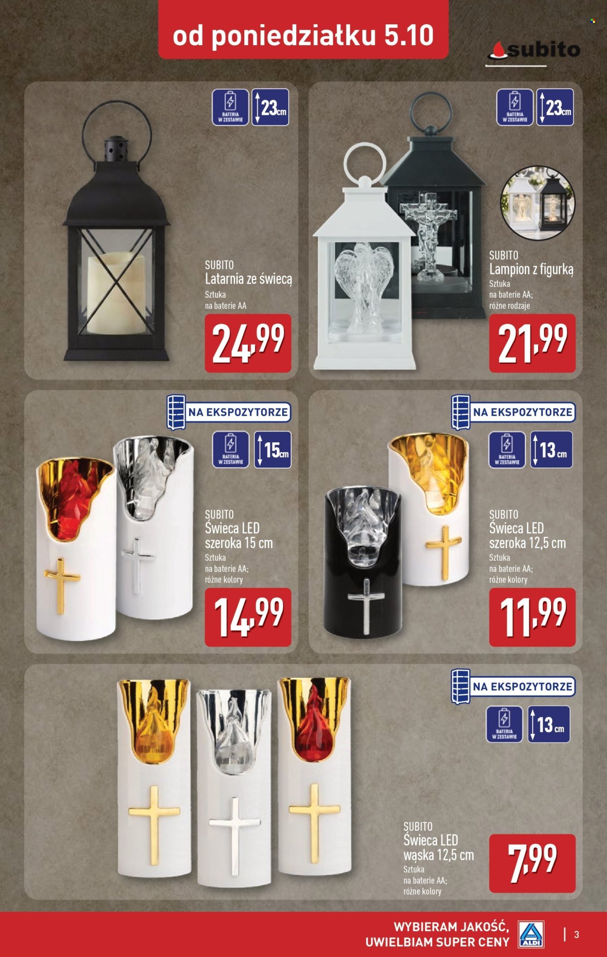 Gazetka ALDI - Znicze i stroiki