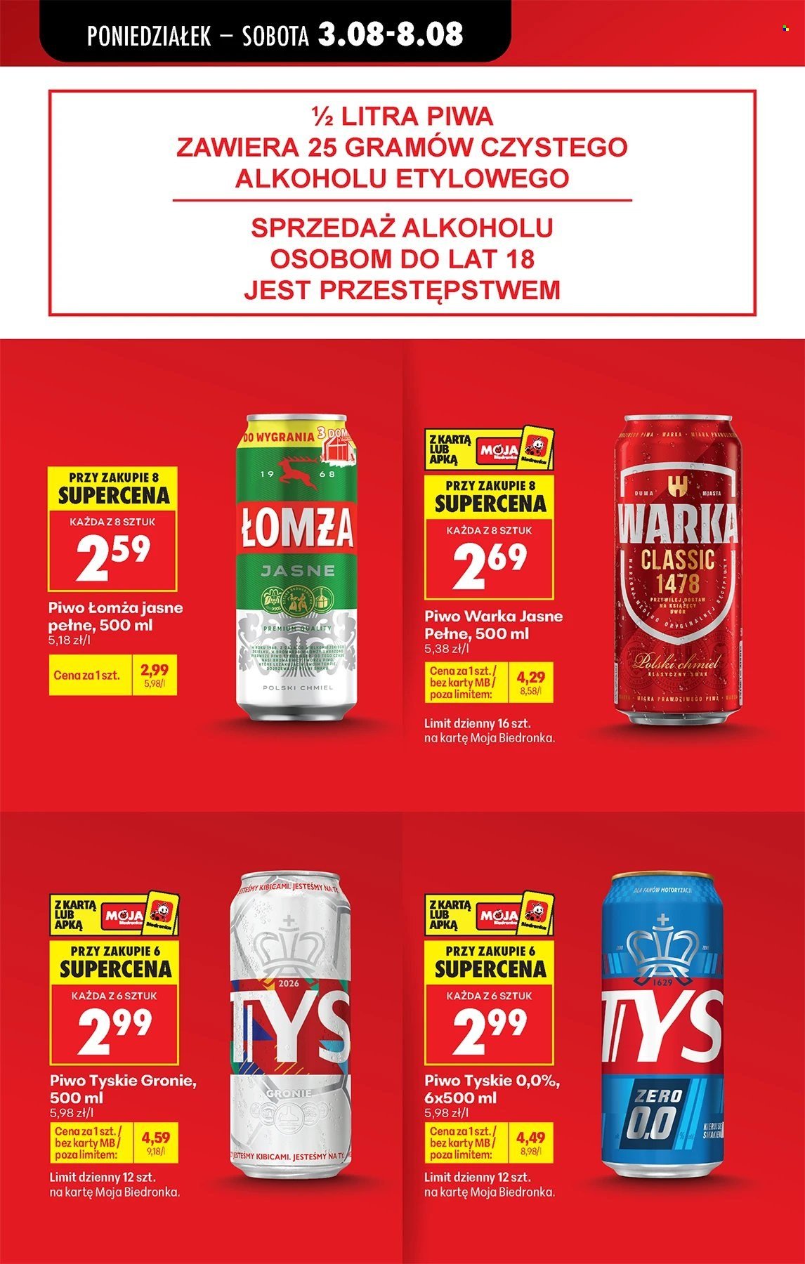 Gazetka BIEDRONKA - W tym tygodniu od poniedziałku