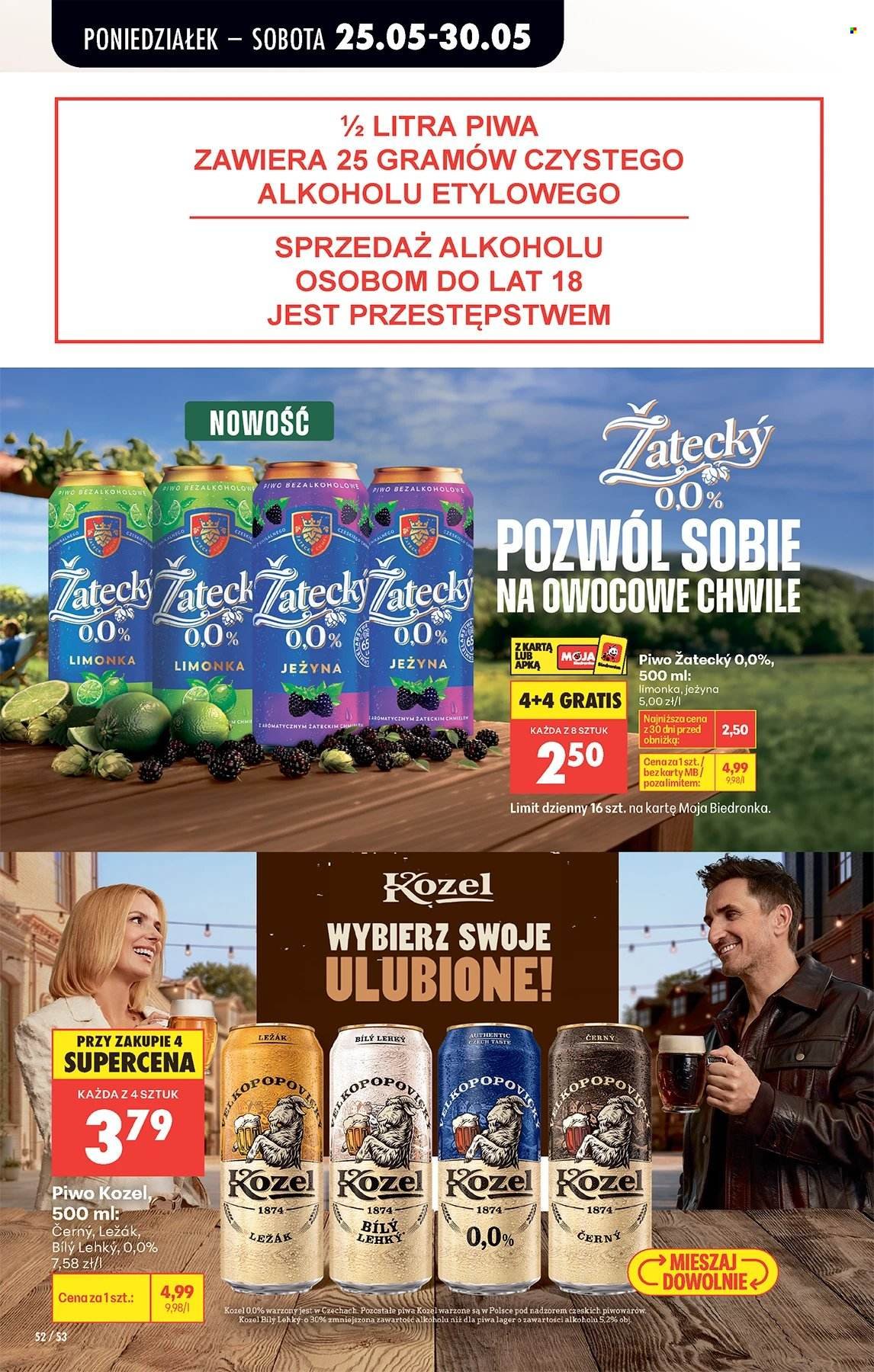 Gazetka BIEDRONKA - W tym tygodniu od poniedziałku