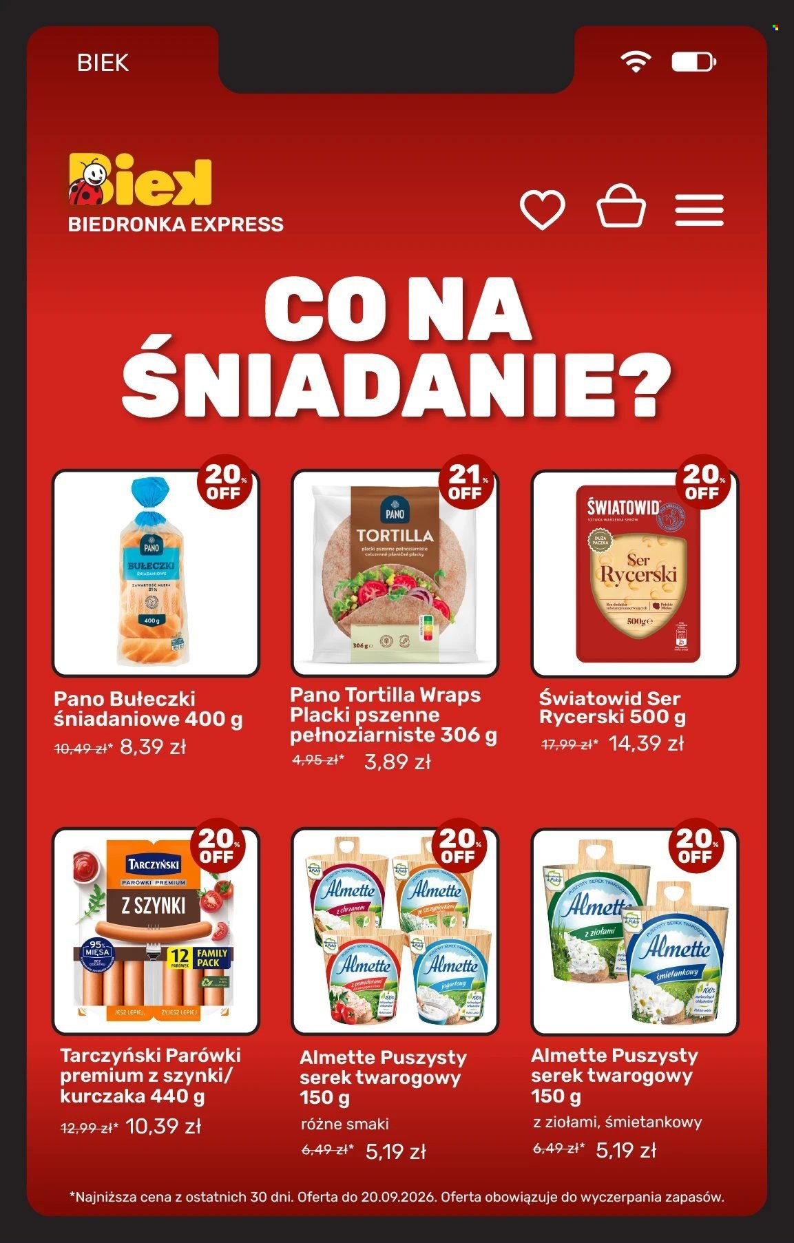 Gazetka BIEDRONKA - Biek