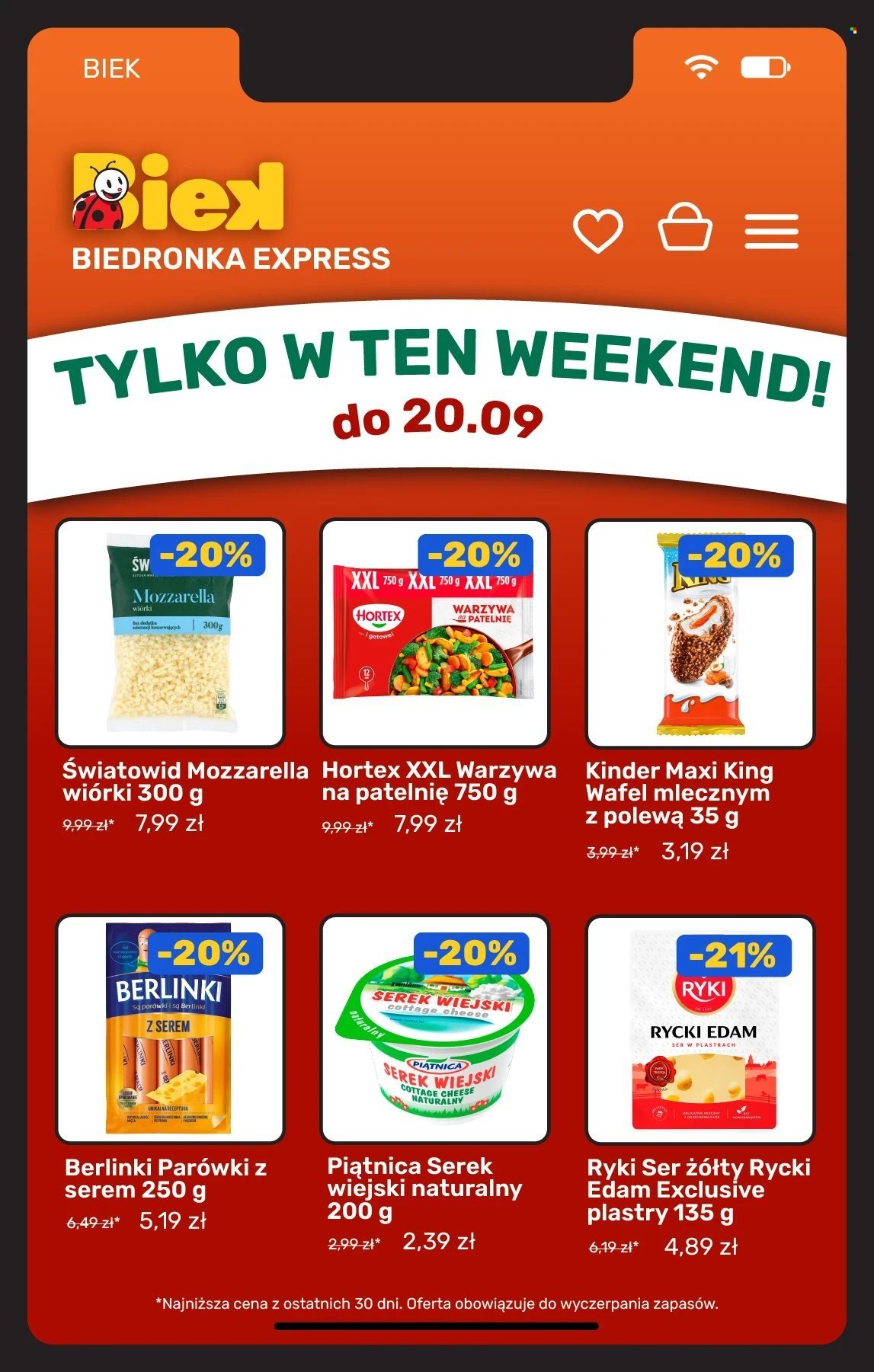 Gazetka BIEDRONKA - Biek