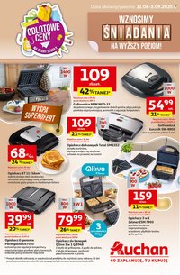 Gazetka AUCHAN - Wznosimy śniadania na wyższy poziom (2025-08-21 - 2025-09-03)