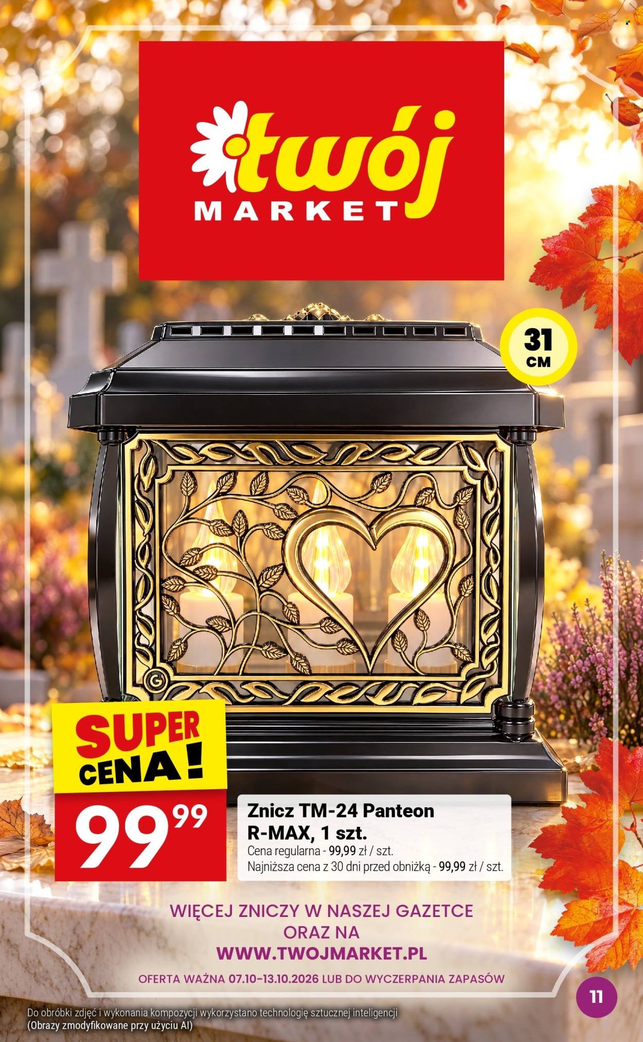 Gazetka TWÓJ MARKET - Katalog zniczy 41/2026