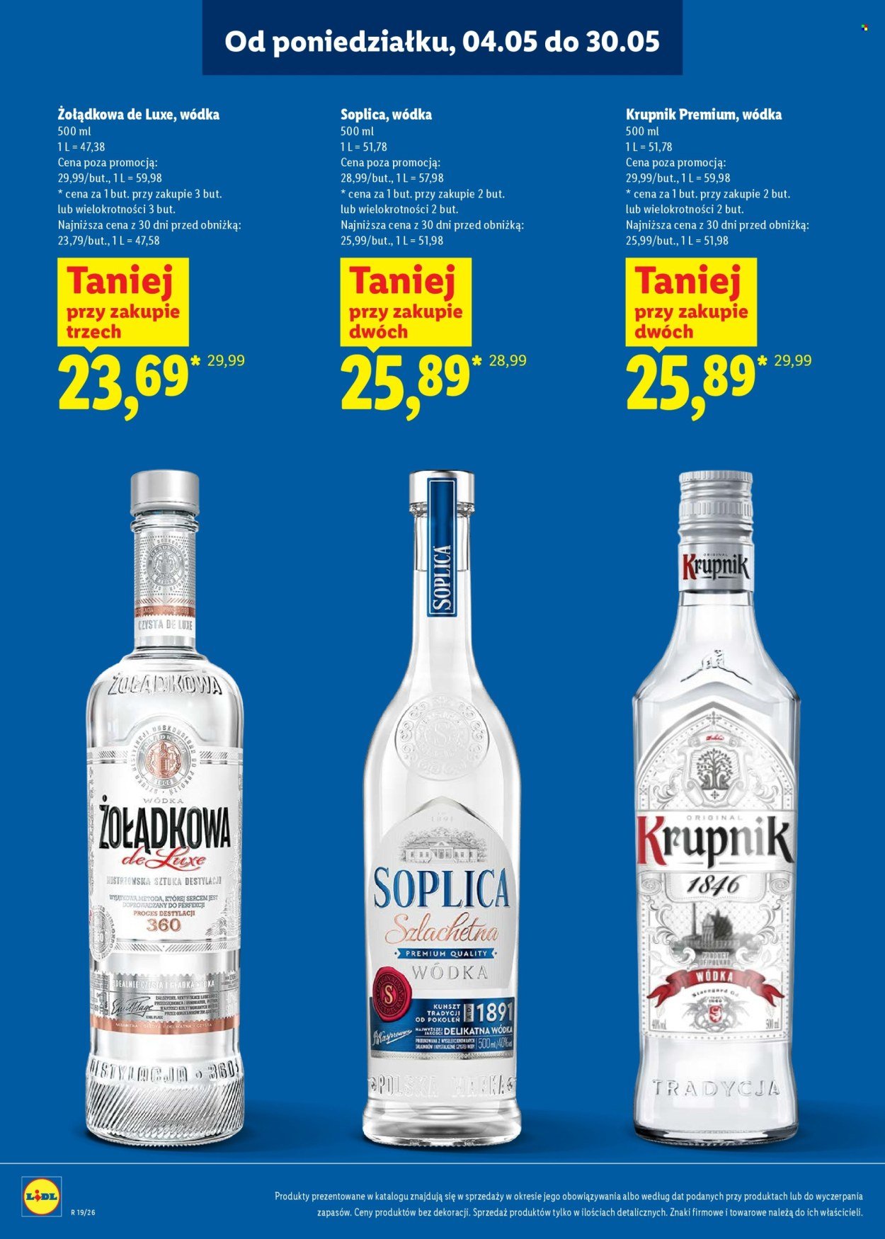Gazetka LIDL - Katalog alkoholi mocnych