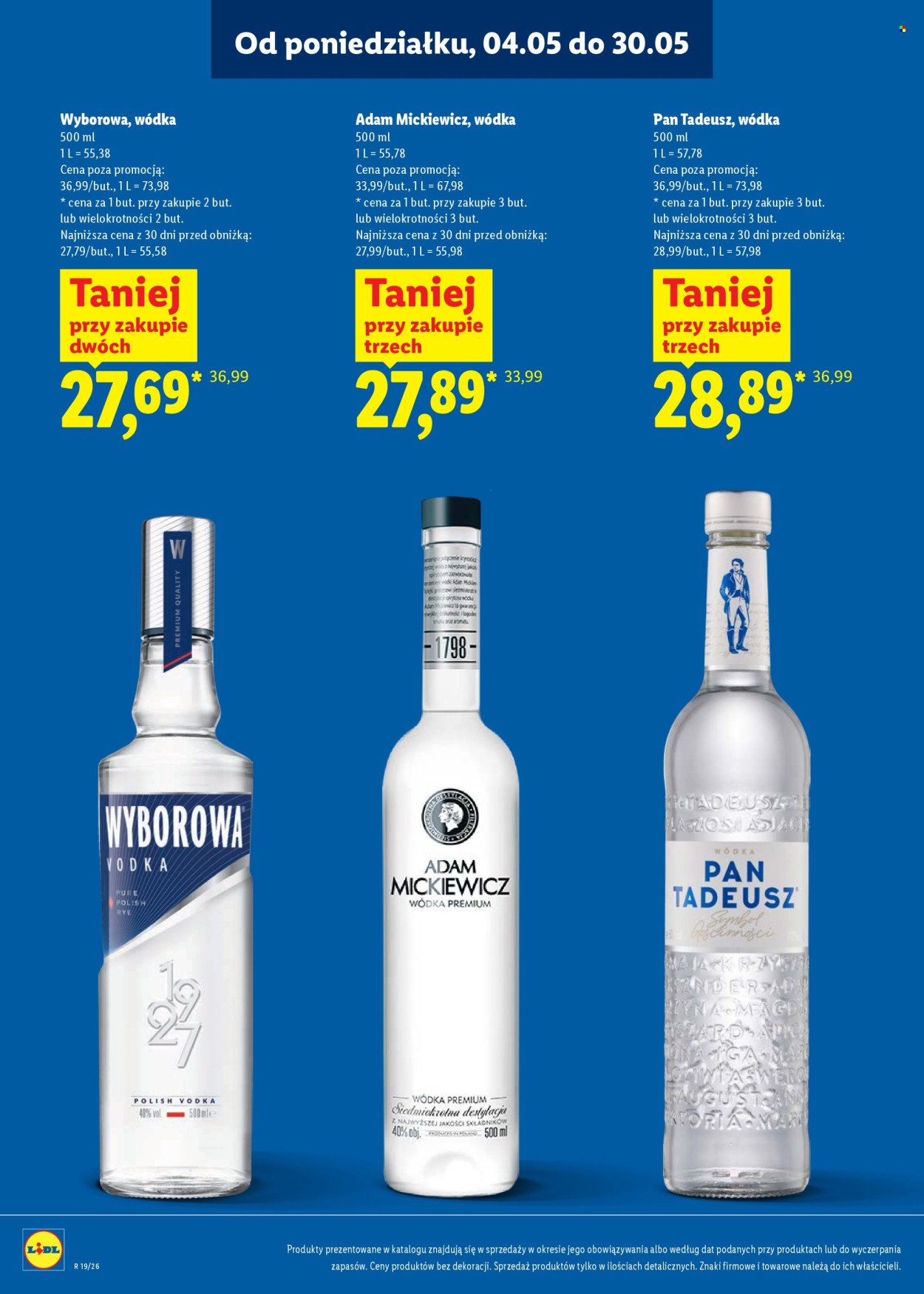 Gazetka LIDL - Katalog alkoholi mocnych