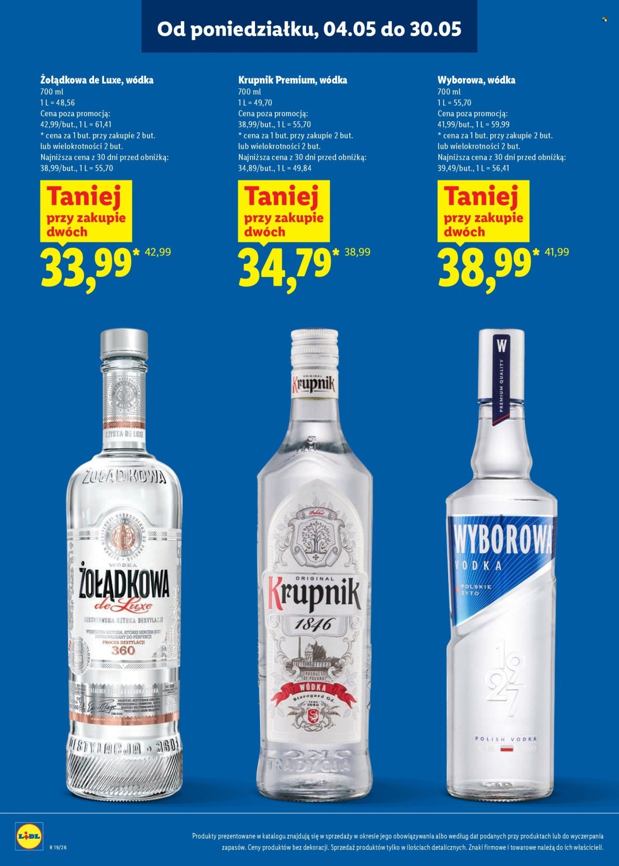 Gazetka LIDL - Katalog alkoholi mocnych
