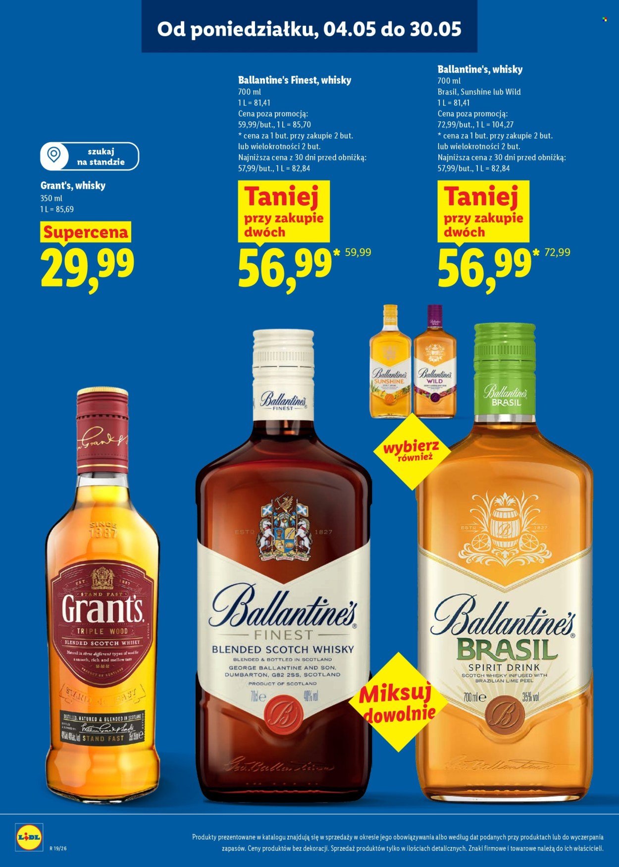 Gazetka LIDL - Katalog alkoholi mocnych