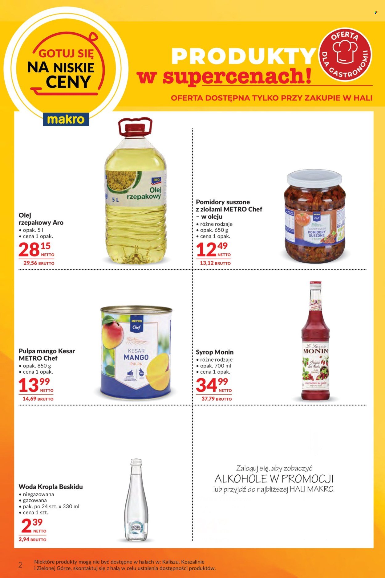 Gazetka MAKRO - Oferta dla gastronomii