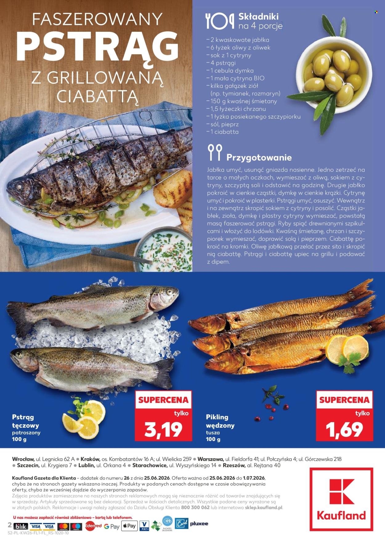 Gazetka KAUFLAND - Ryby z naszej lady