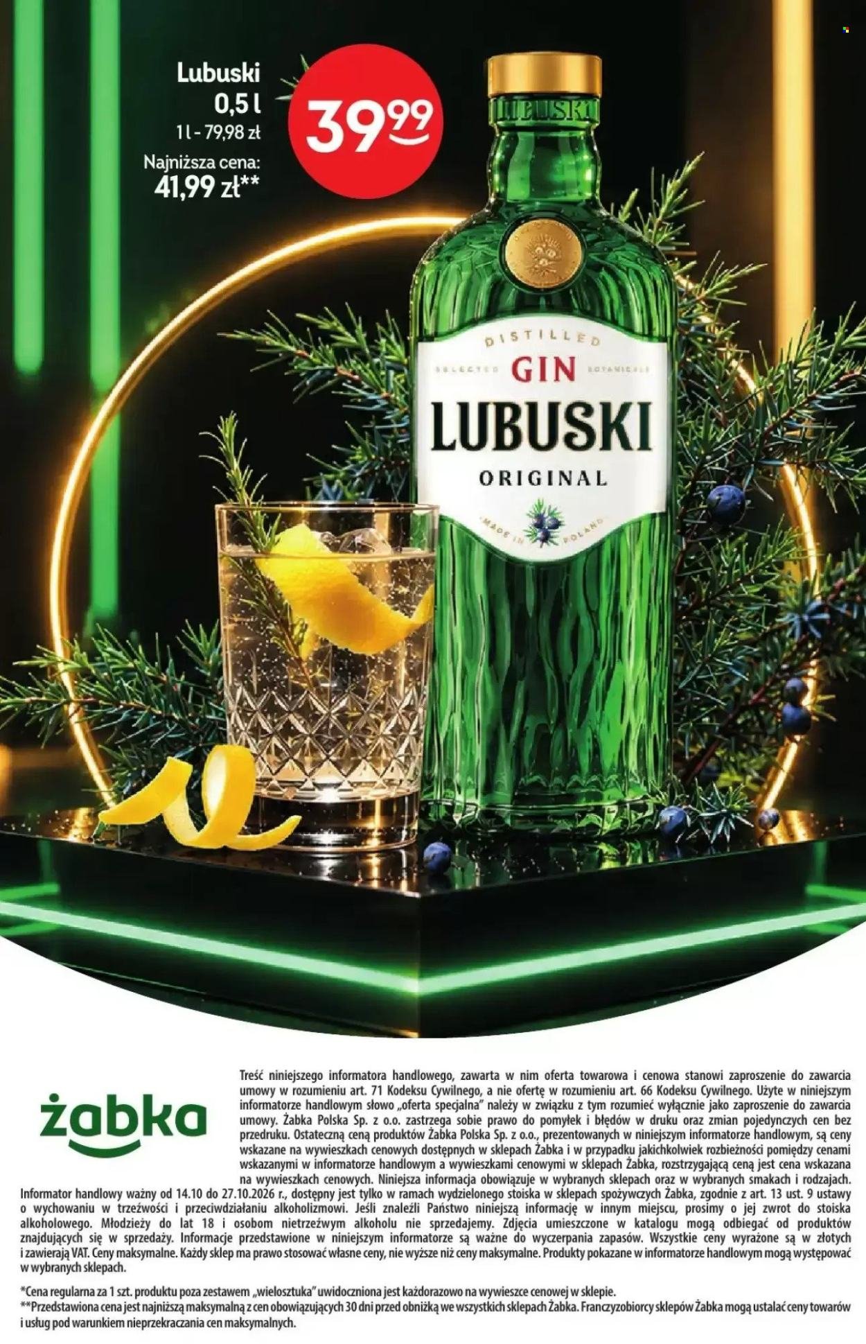 Gazetka ŻABKA - Od środy 14.10.2026