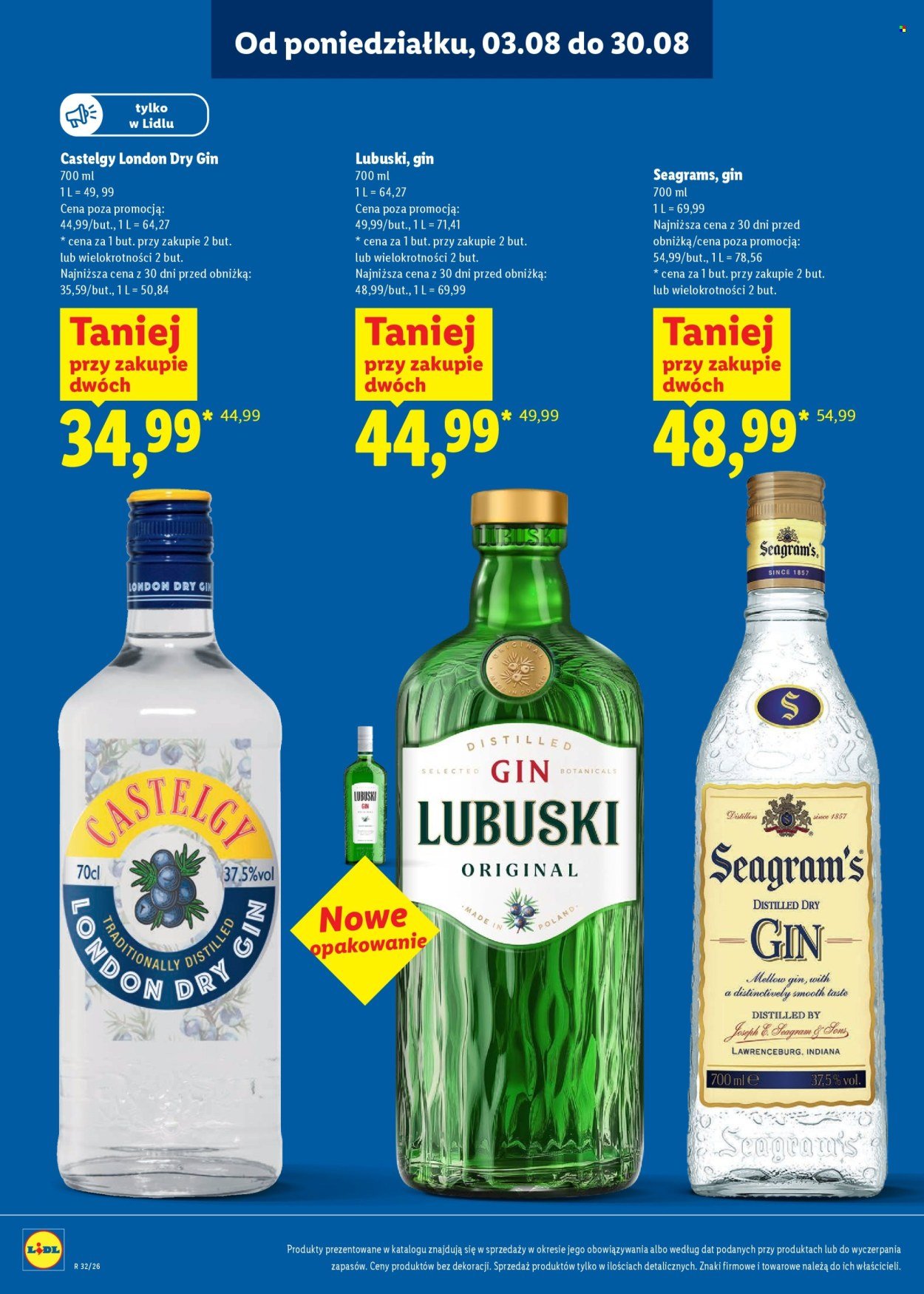 Gazetka LIDL - Katalog alkoholi mocnych