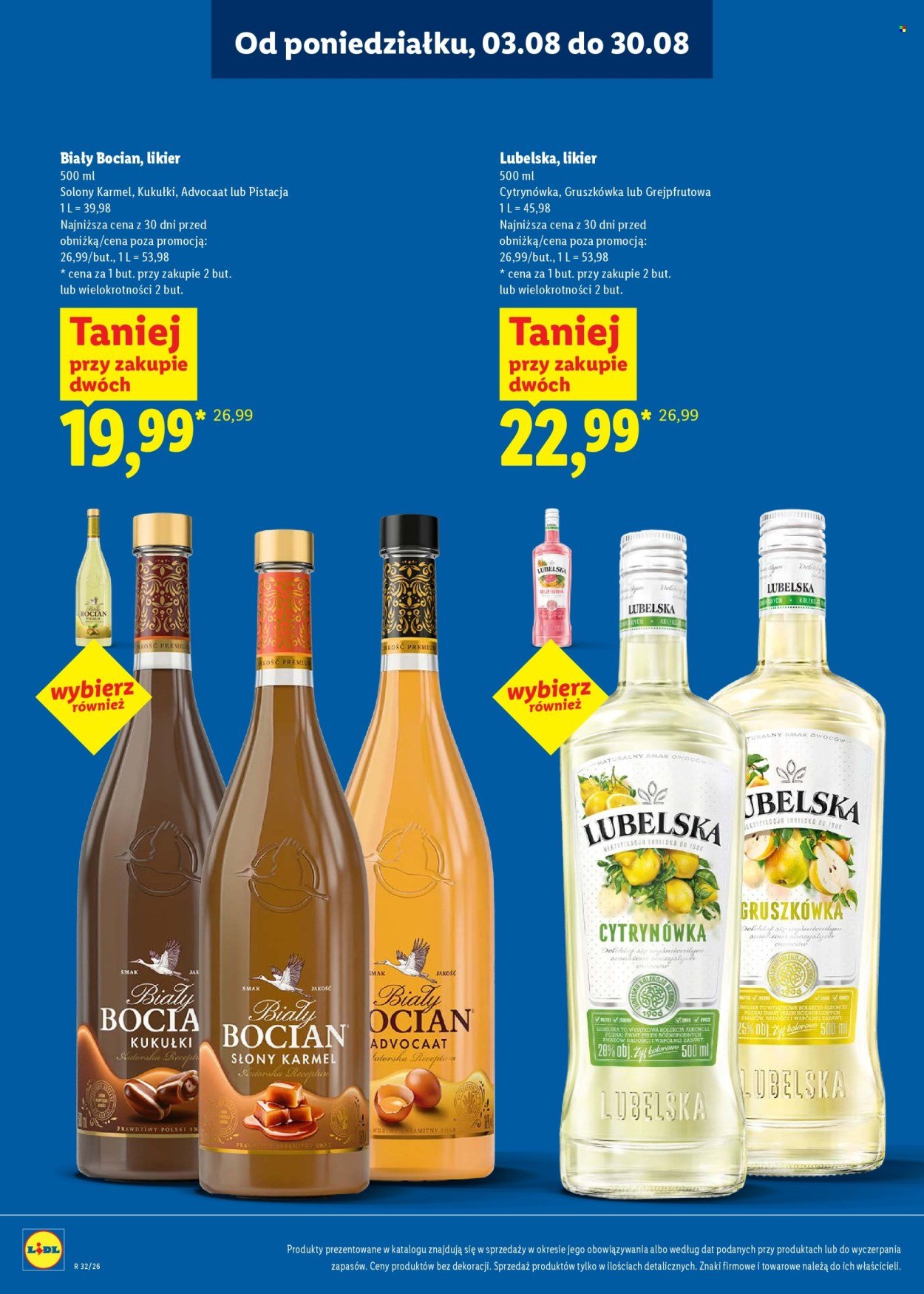 Gazetka LIDL - Katalog alkoholi mocnych