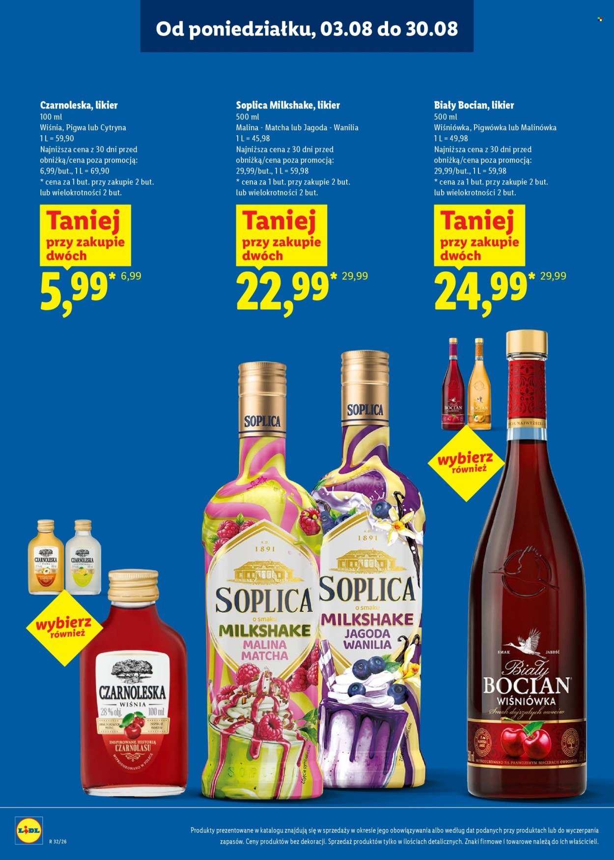 Gazetka LIDL - Katalog alkoholi mocnych