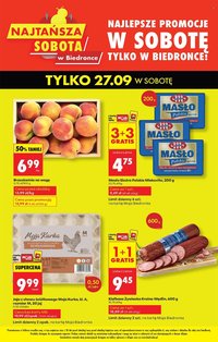 Gazetka BIEDRONKA - Najtańsza soboty (2025-09-27 - 2025-09-27)