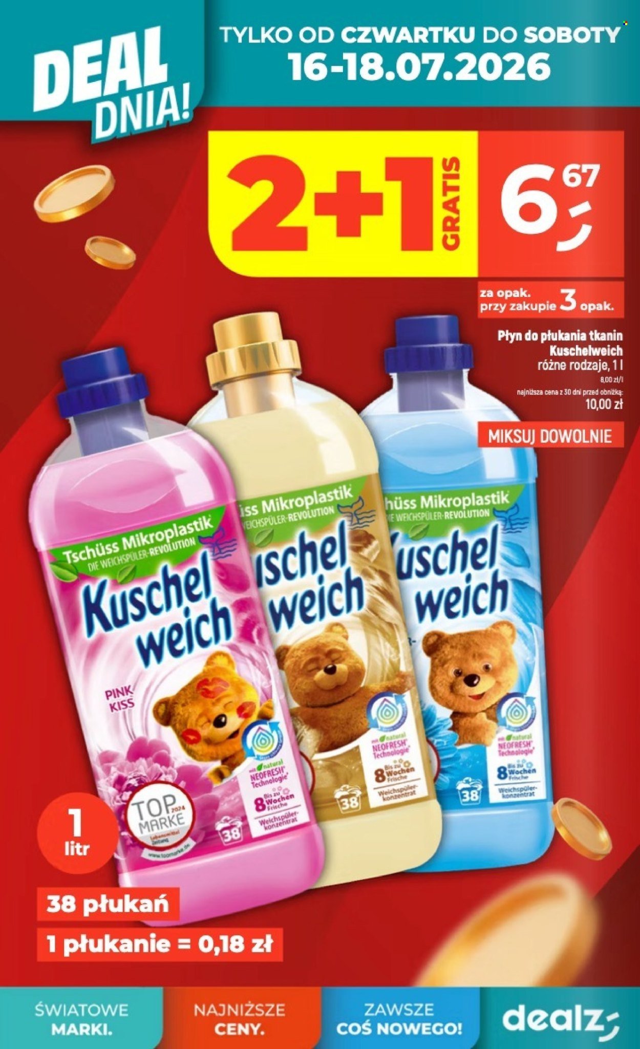 Gazetka DEALZ - Od czwartku 16.07.2026