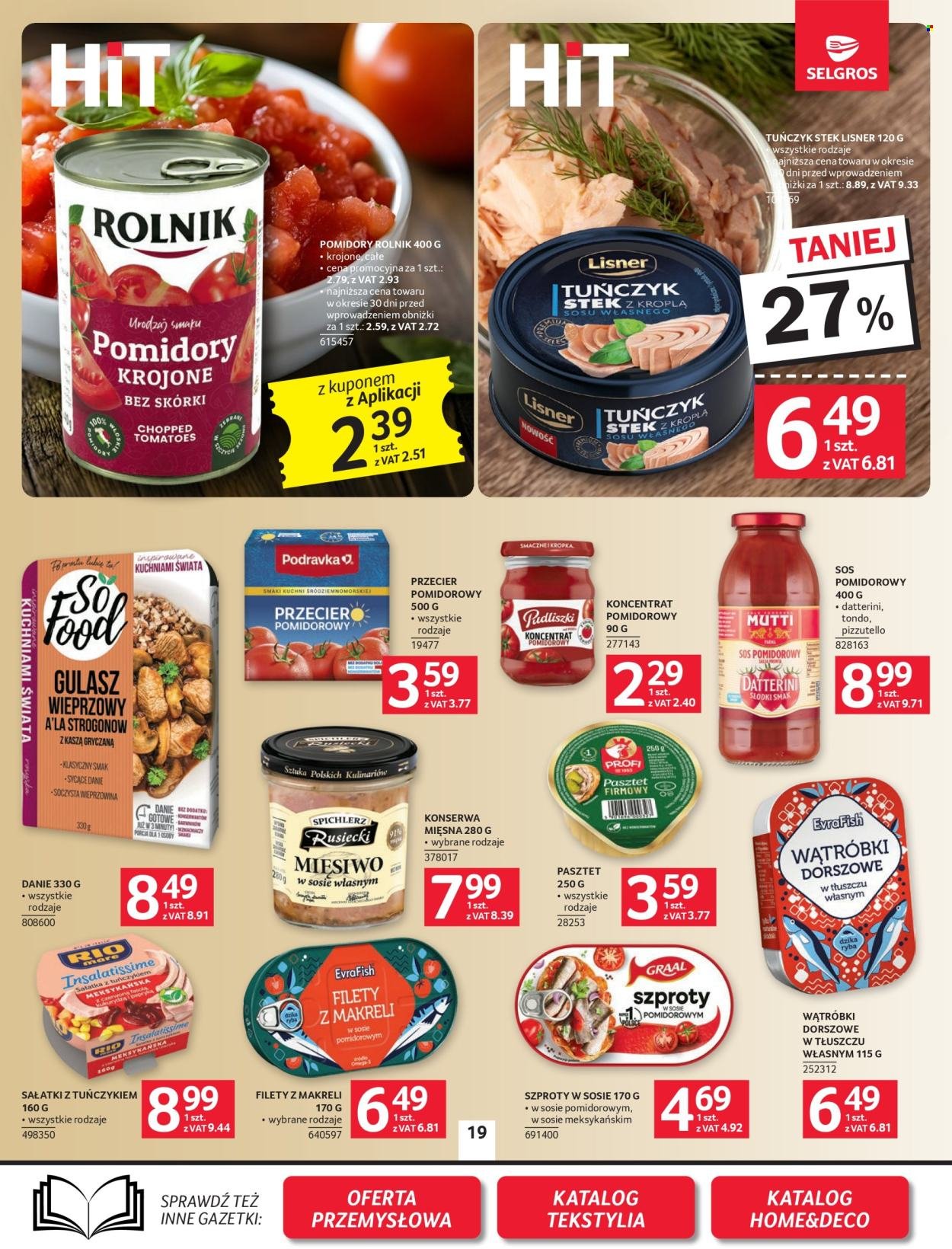 Gazetka SELGROS - Oferta spożywcza