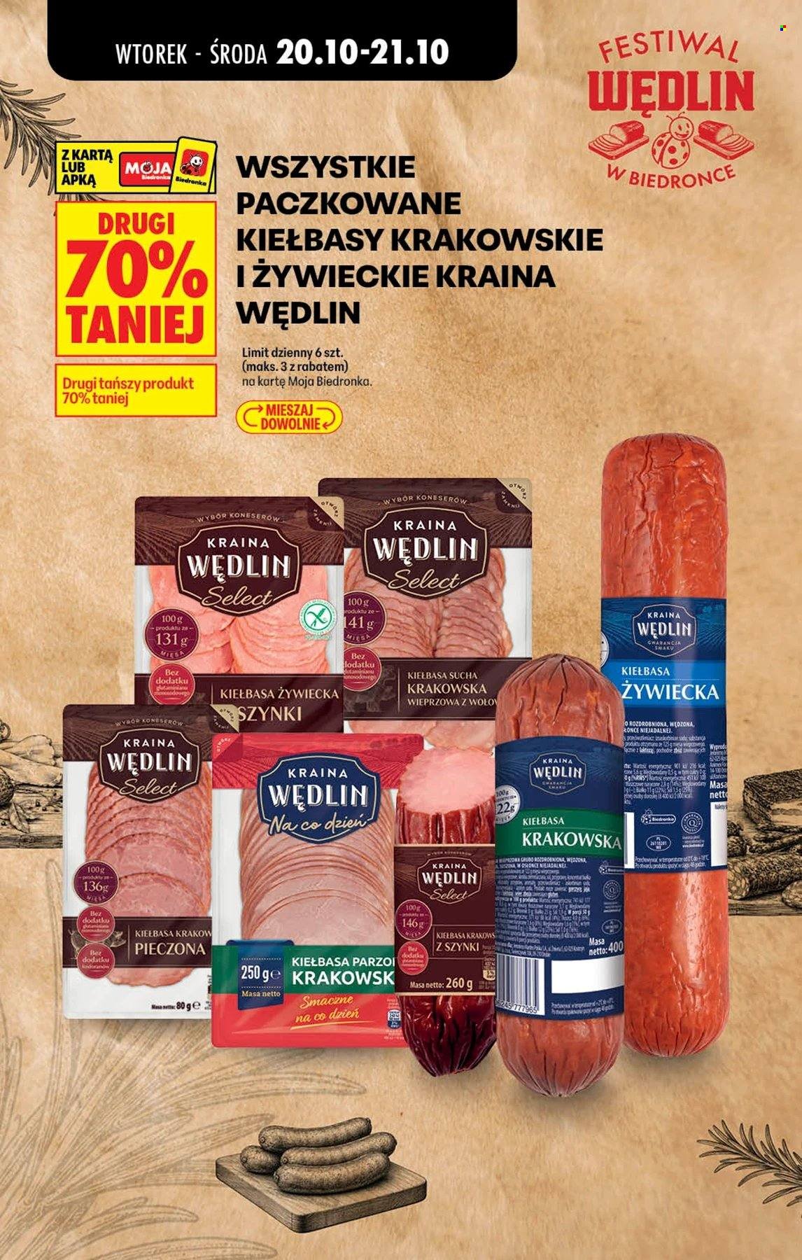 Gazetka BIEDRONKA - Festiwal Wędlin
