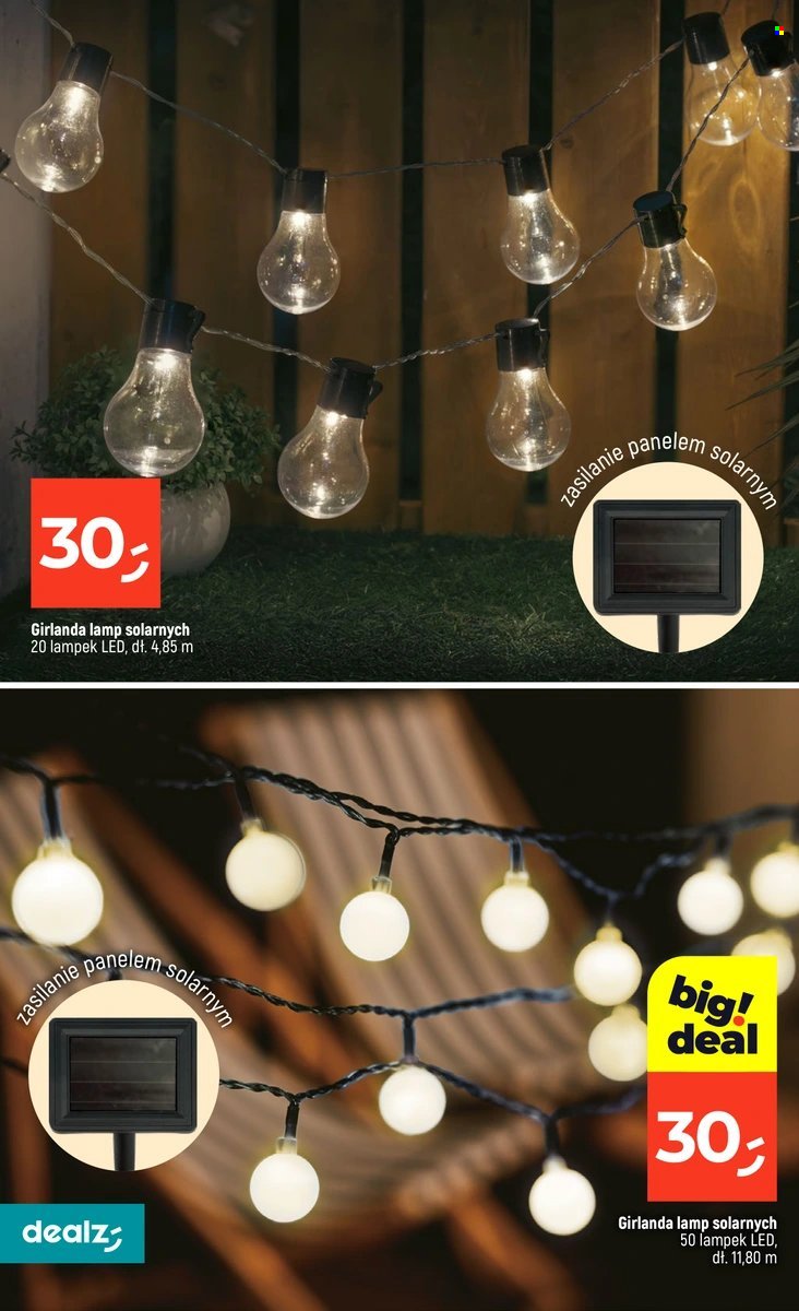 Gazetka DEALZ - Festiwal lamp solarnych