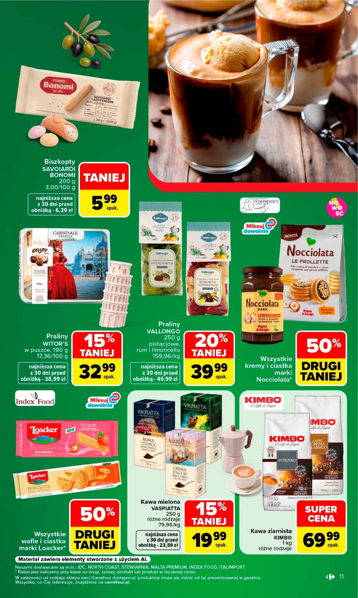 Gazetka CARREFOUR - Kuchnia włoska w sumie przez cały rok