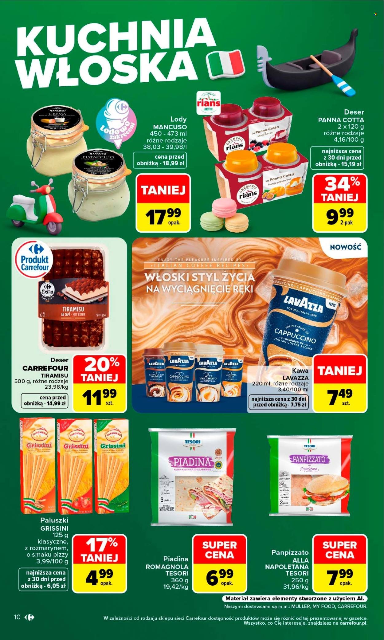 Gazetka CARREFOUR - Kuchnia włoska w sumie przez cały rok