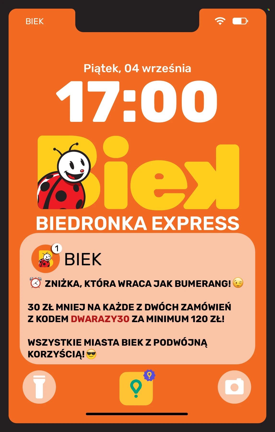 Gazetka BIEDRONKA - Biek