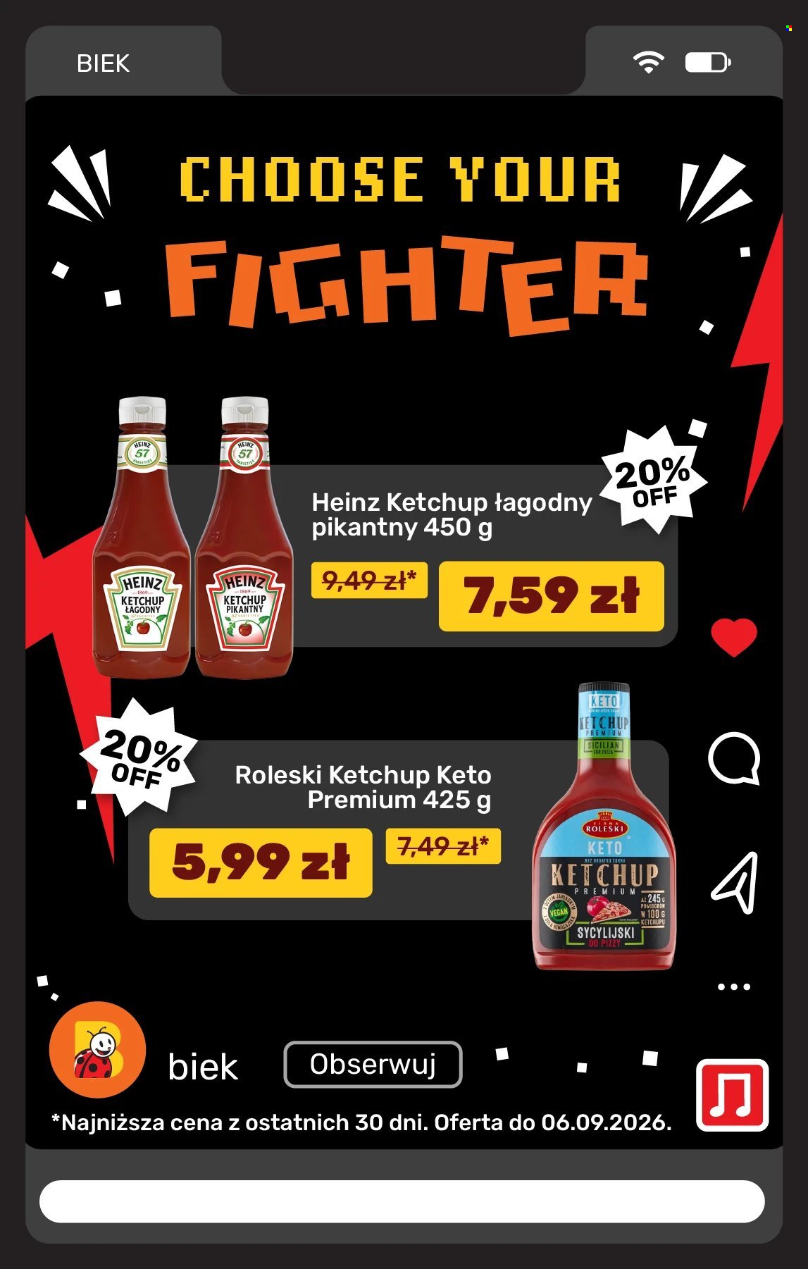 Gazetka BIEDRONKA - Biek