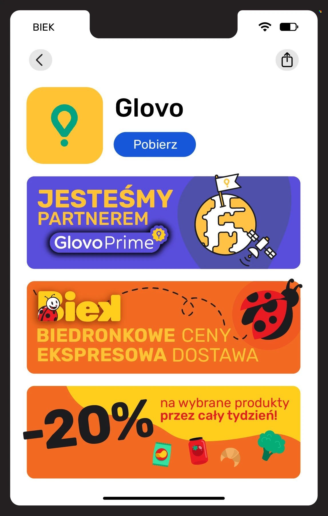 Gazetka BIEDRONKA - Biek