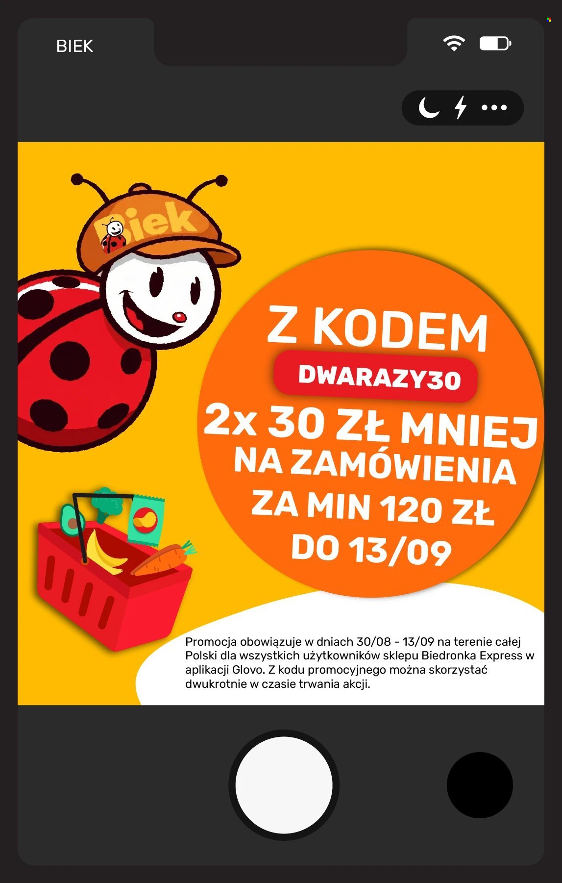 Gazetka BIEDRONKA - Biek