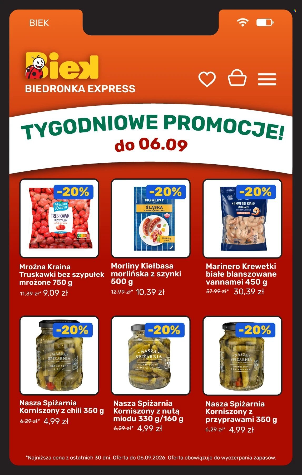 Gazetka BIEDRONKA - Biek