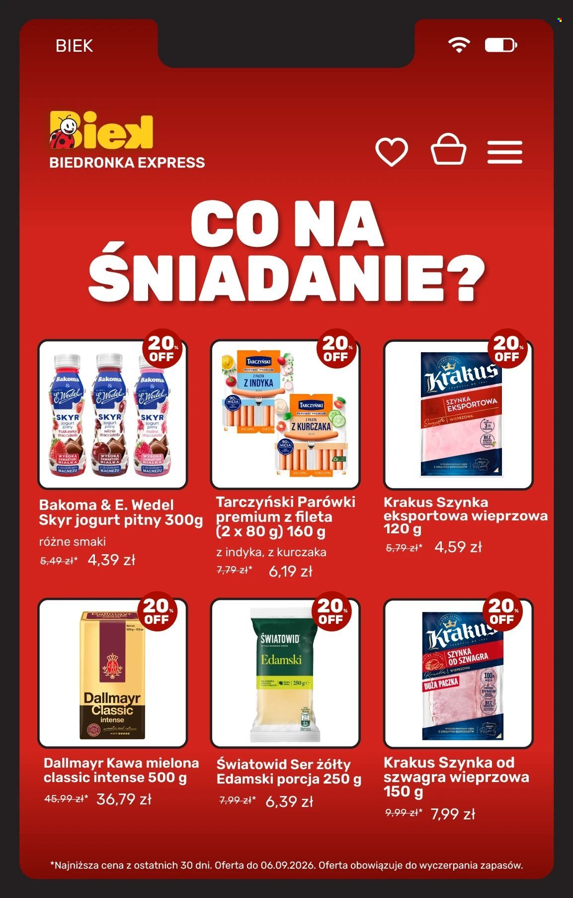 Gazetka BIEDRONKA - Biek